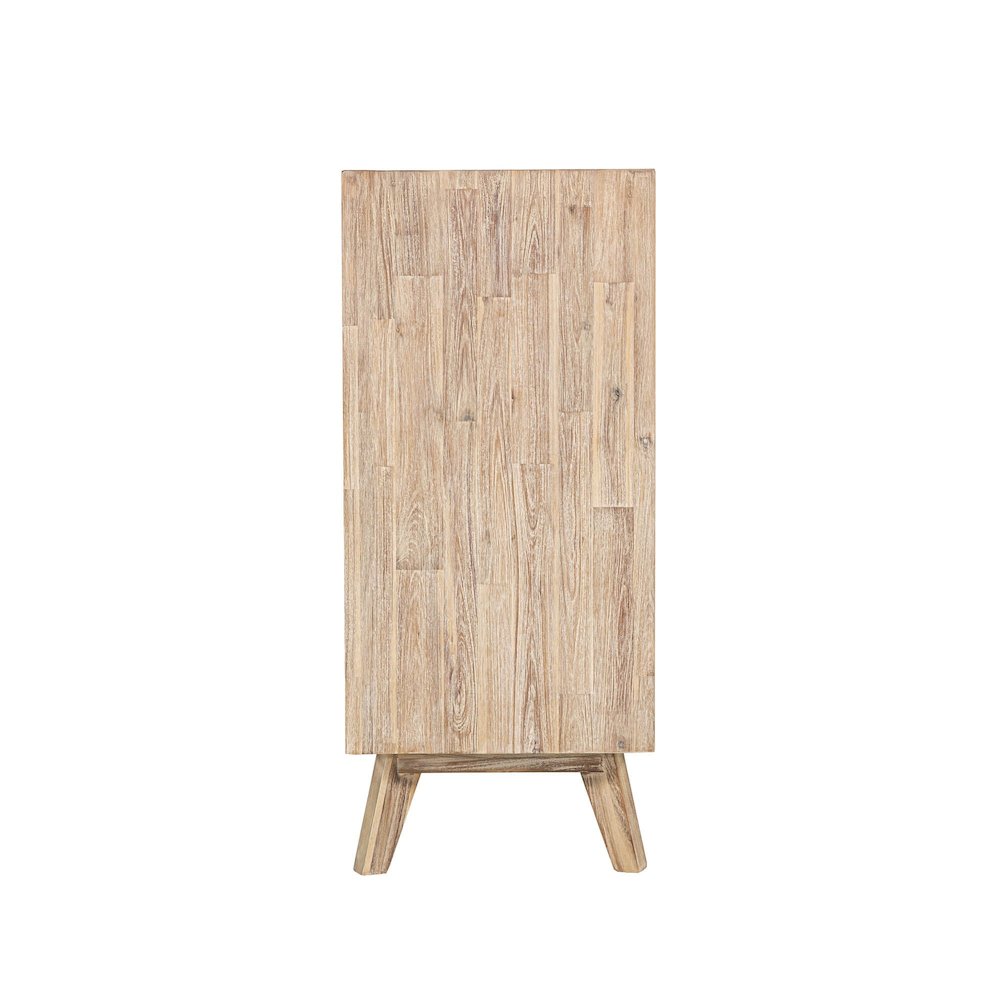 Gia 5 Drawer Chest - Light Driftwood. Picture 7