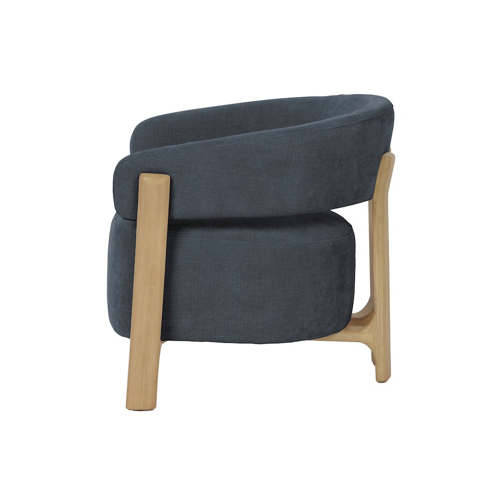 Harlow Club Chair - Spruce Grey Chenille. Picture 5