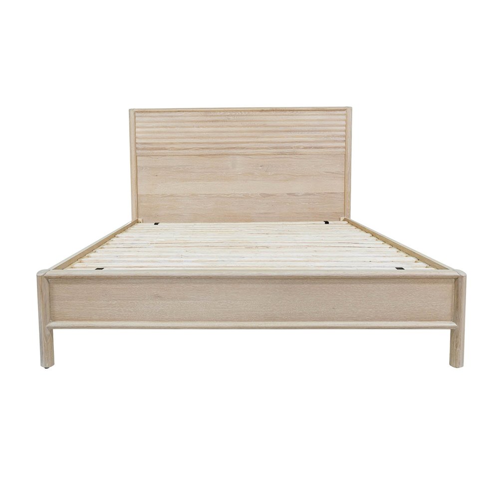 Runway King Bed - Light Oak. Picture 4