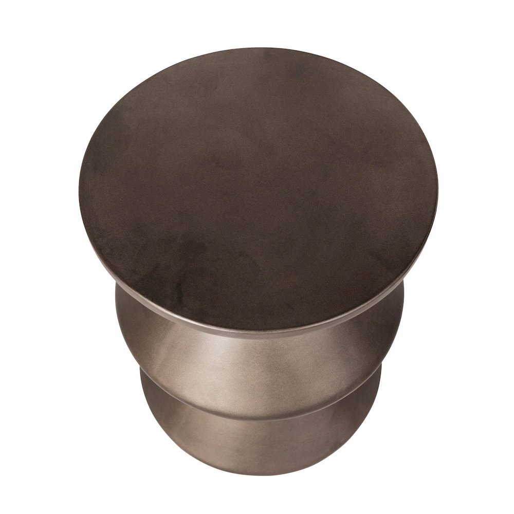 Concrete Inverted Side Table - Bronze. Picture 5