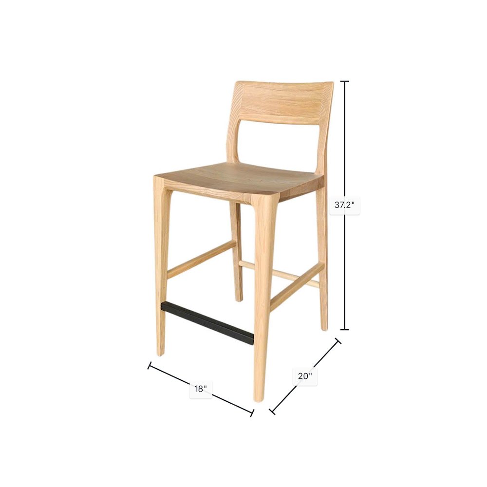 Catania Counter Stool - Natural. Picture 3