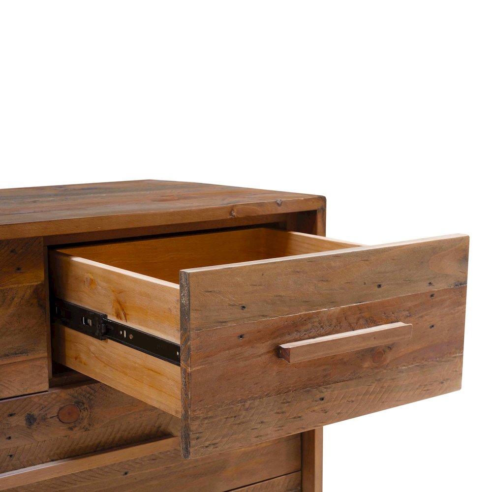 Nevada 6 Drawer Chest - Dark Driftwood. Picture 4