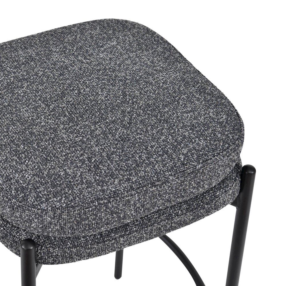Nina Counter Stool - Chunky Grey. Picture 5