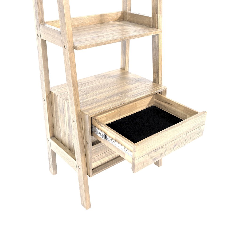 Gia Modular Bookcase - Light Driftwood. Picture 9