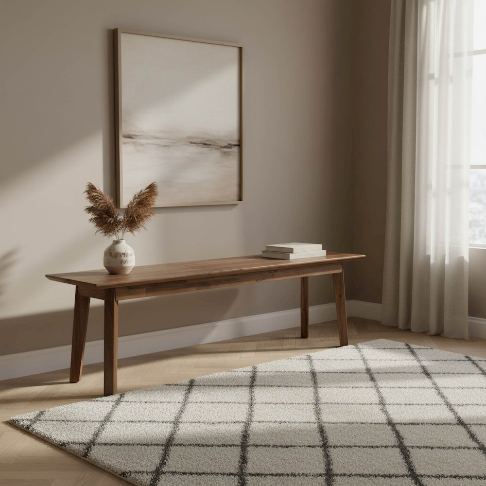 Gia Bench - Warm Pecan. Picture 2