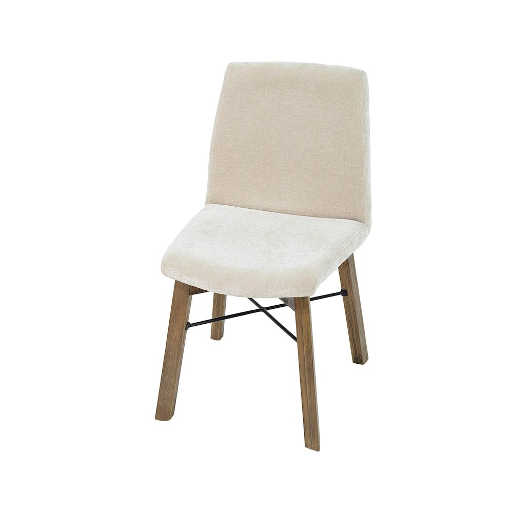 Gia Dining Chair - Warm Pecan - Sand. Picture 8