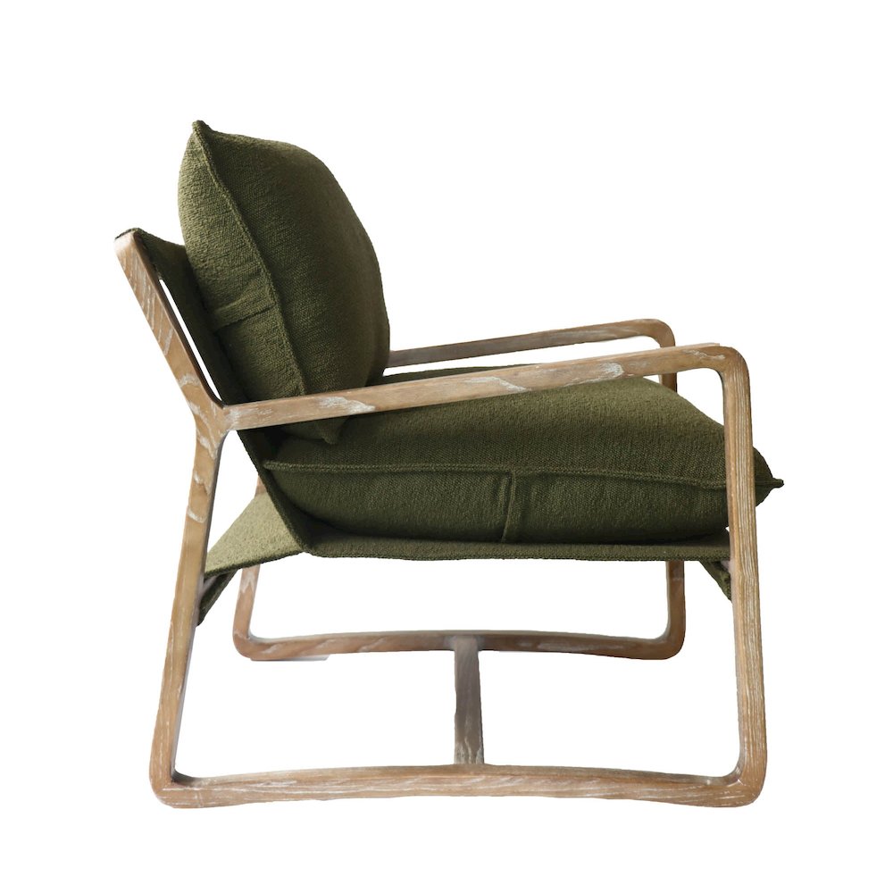 Huntington Club Chair - Moss Boucle. Picture 9
