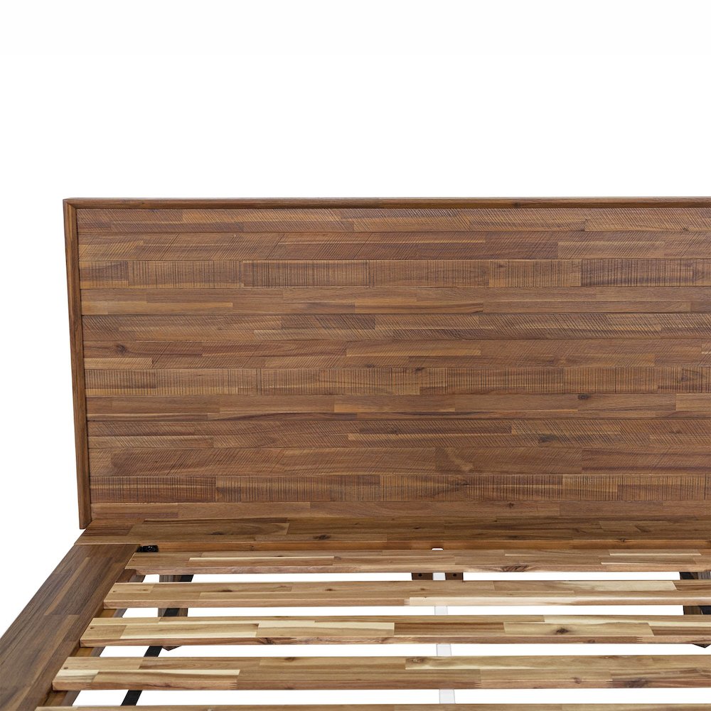 Gia Queen Bed - Warm Pecan. Picture 8
