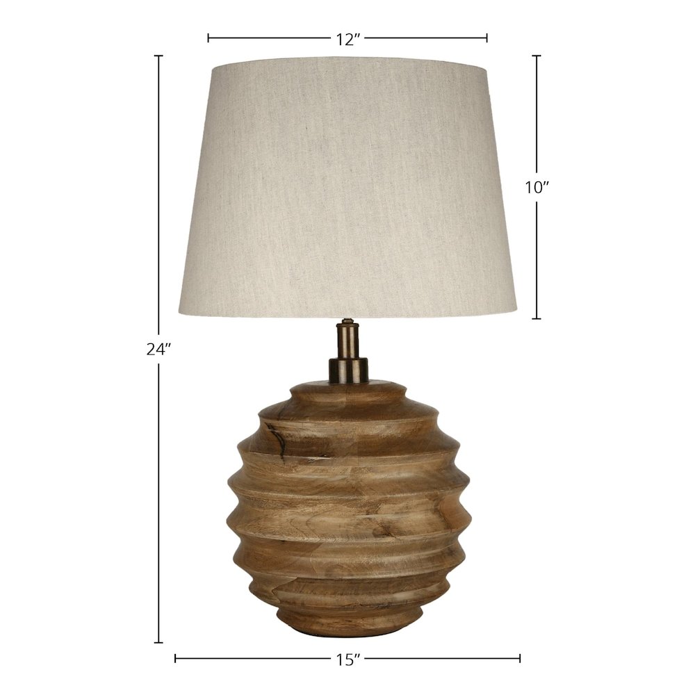 Skye Natural Lamp. Picture 3