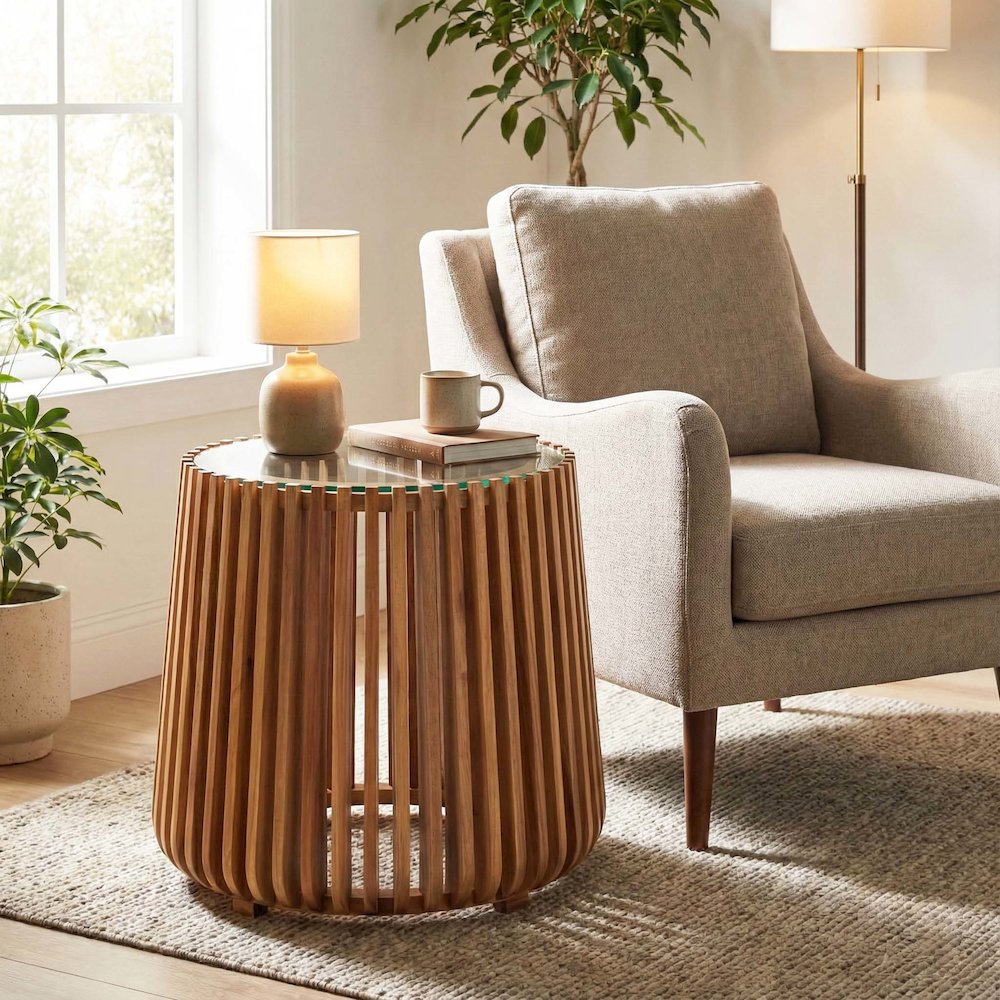 Bungalow Side Table - Natural. Picture 2