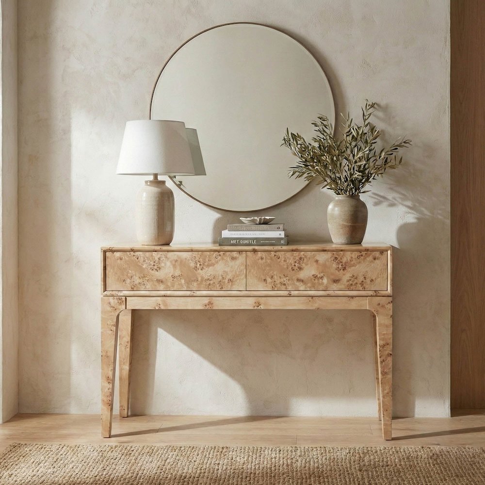 Mappa Console Table - Light Burl. Picture 2
