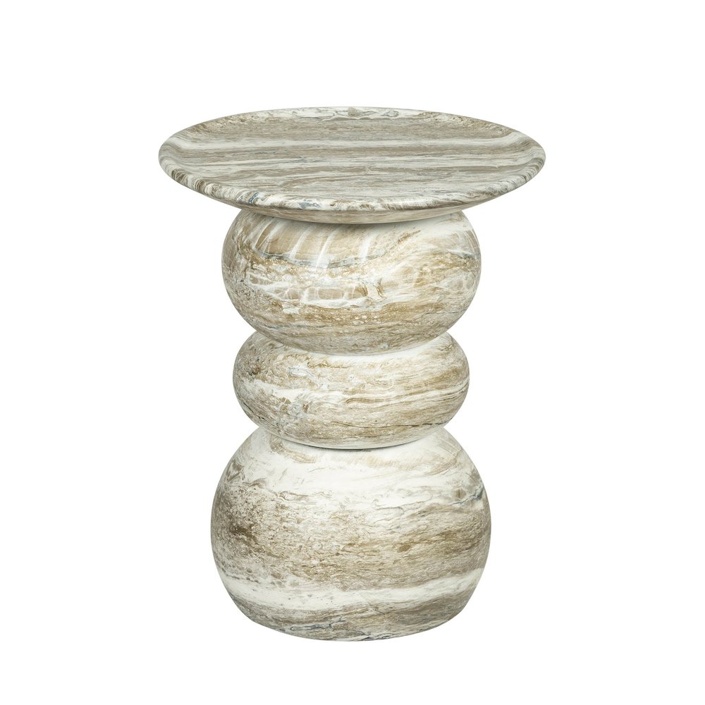 Temple Side Table - Grey Mist. Picture 4