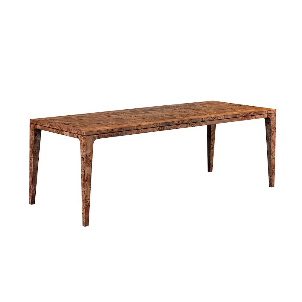 Mappa Large Dining Table - Dark Burl. Picture 1