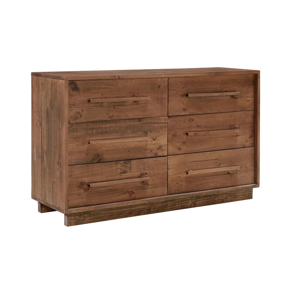 Nevada 6 Drawer Dresser - Dark Driftwood. Picture 1