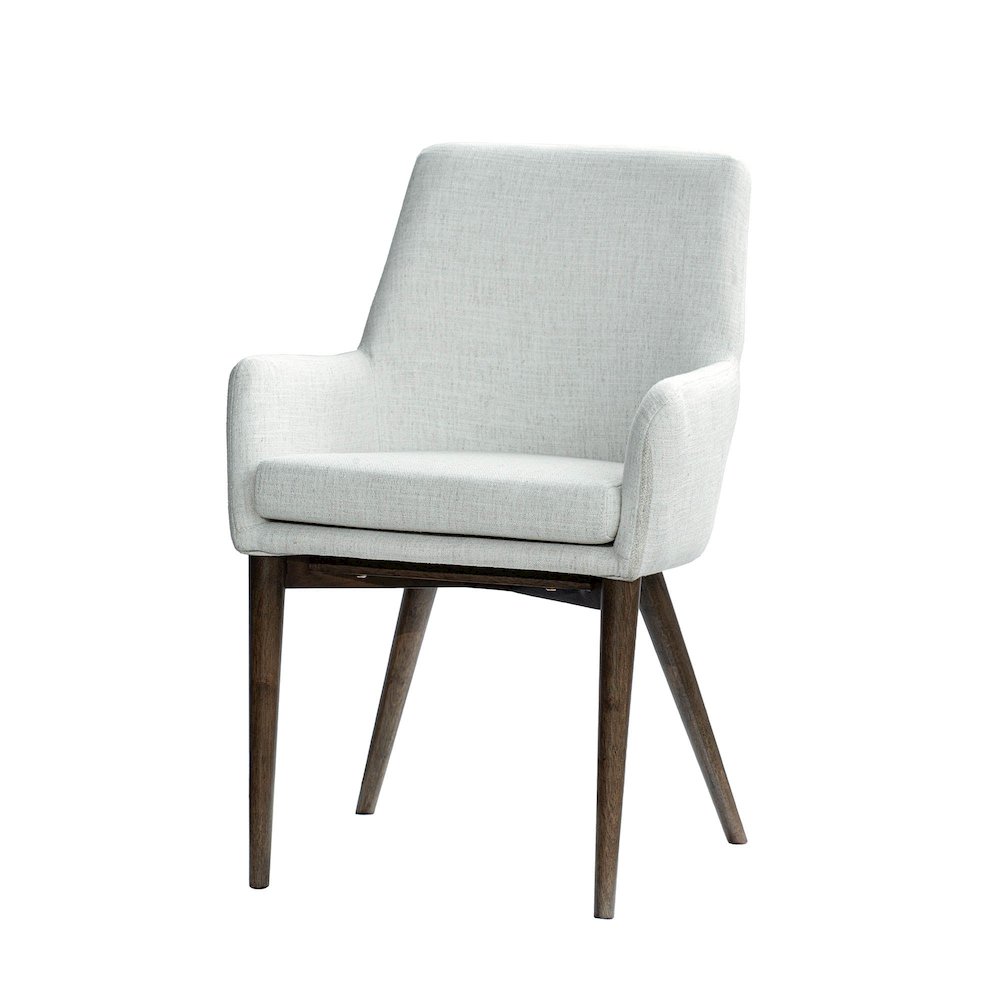 Fritz Arm Dining Chair - Ivory. Picture 1