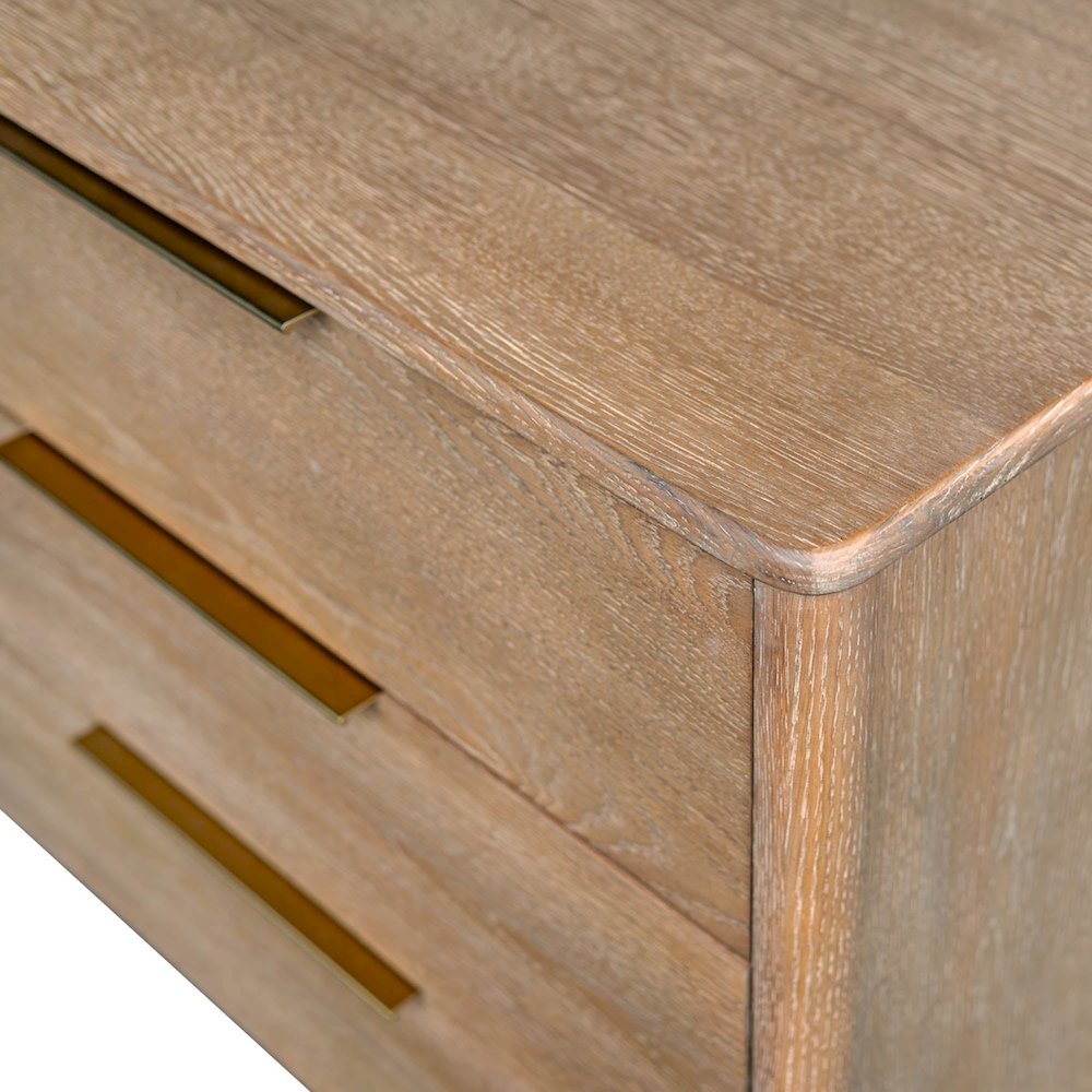 Kamelia 6 Drawer Dresser - Sand. Picture 8