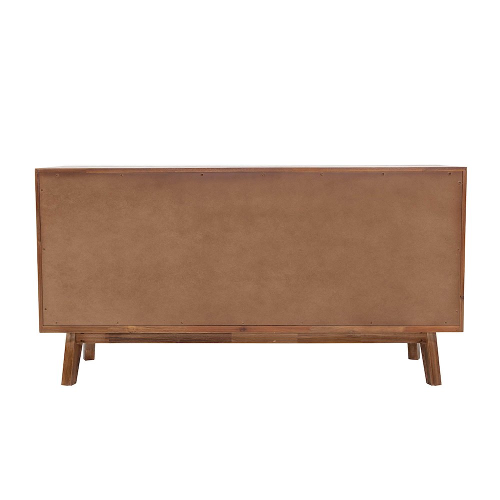 Gia 6 Drawer Dresser - Warm Pecan. Picture 6