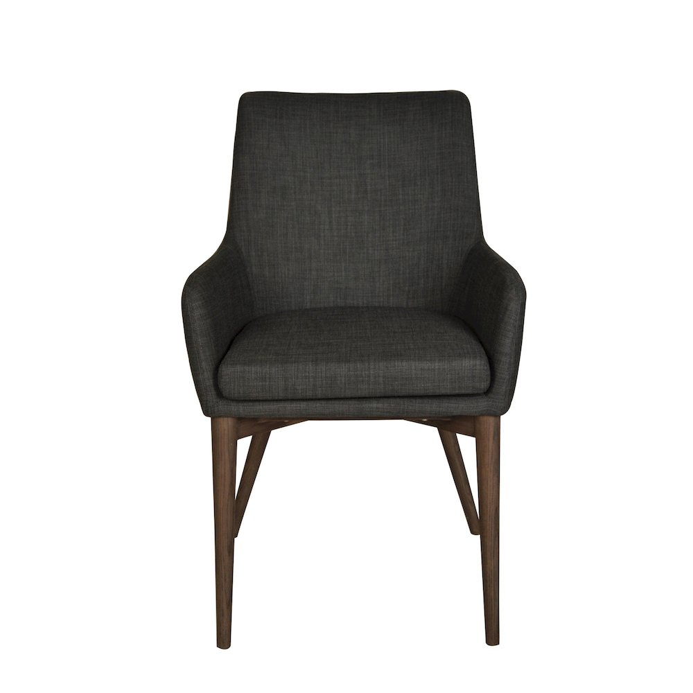 Fritz Arm Dining Chair - Dark Grey. Picture 5