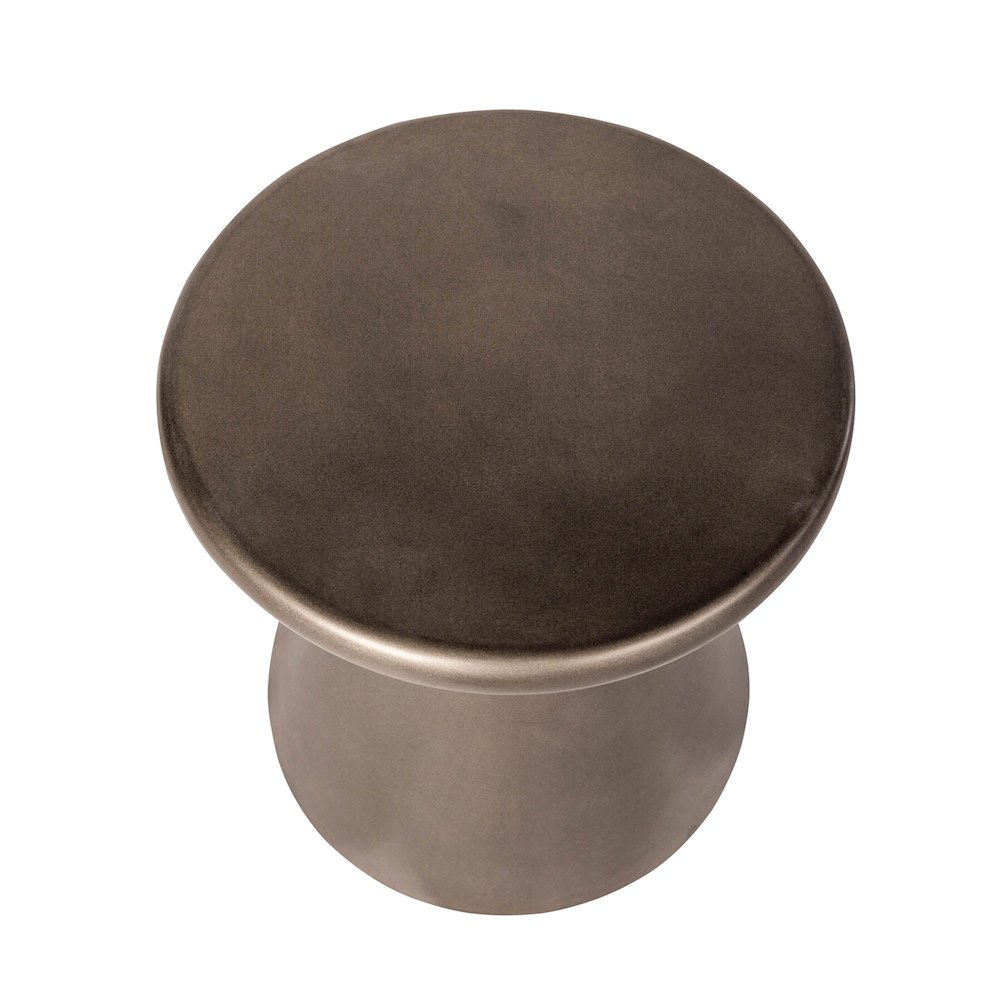 Concrete Mineral Side Table - Bronze. Picture 5