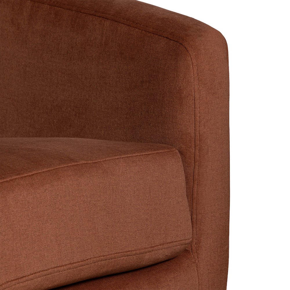 Baltimo Swivel Glider - Ginger Rust (VT). Picture 7
