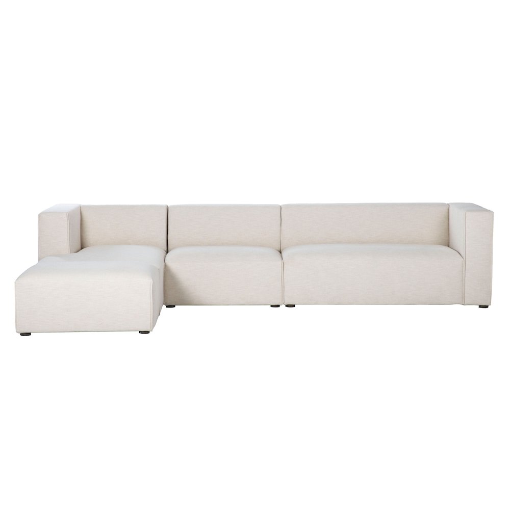 Premium Left Modular Sectional with Ottoman. Picture 4
