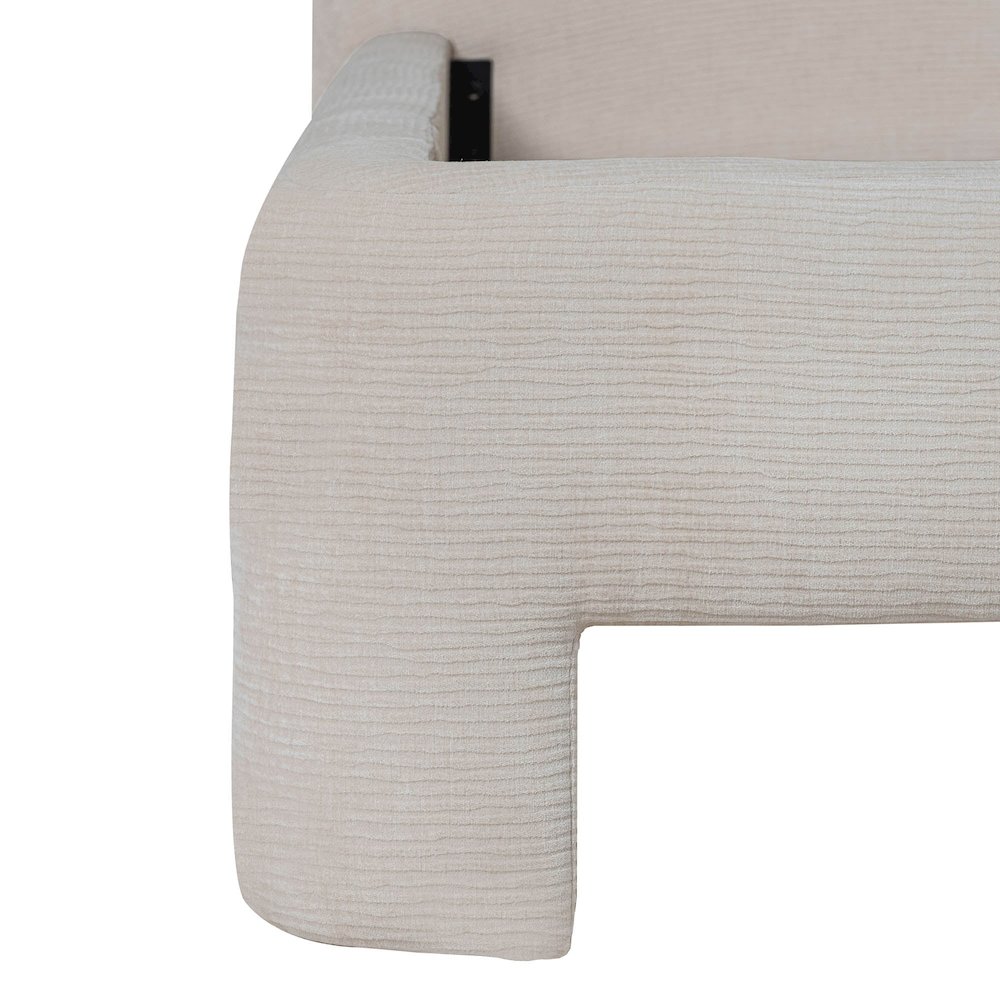 Nina King Bed - Ecru. Picture 7