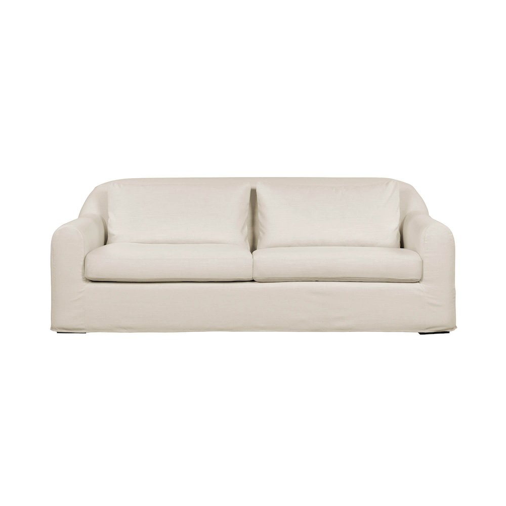 Harper Slipcover Sofa - Linen Ivory. Picture 3