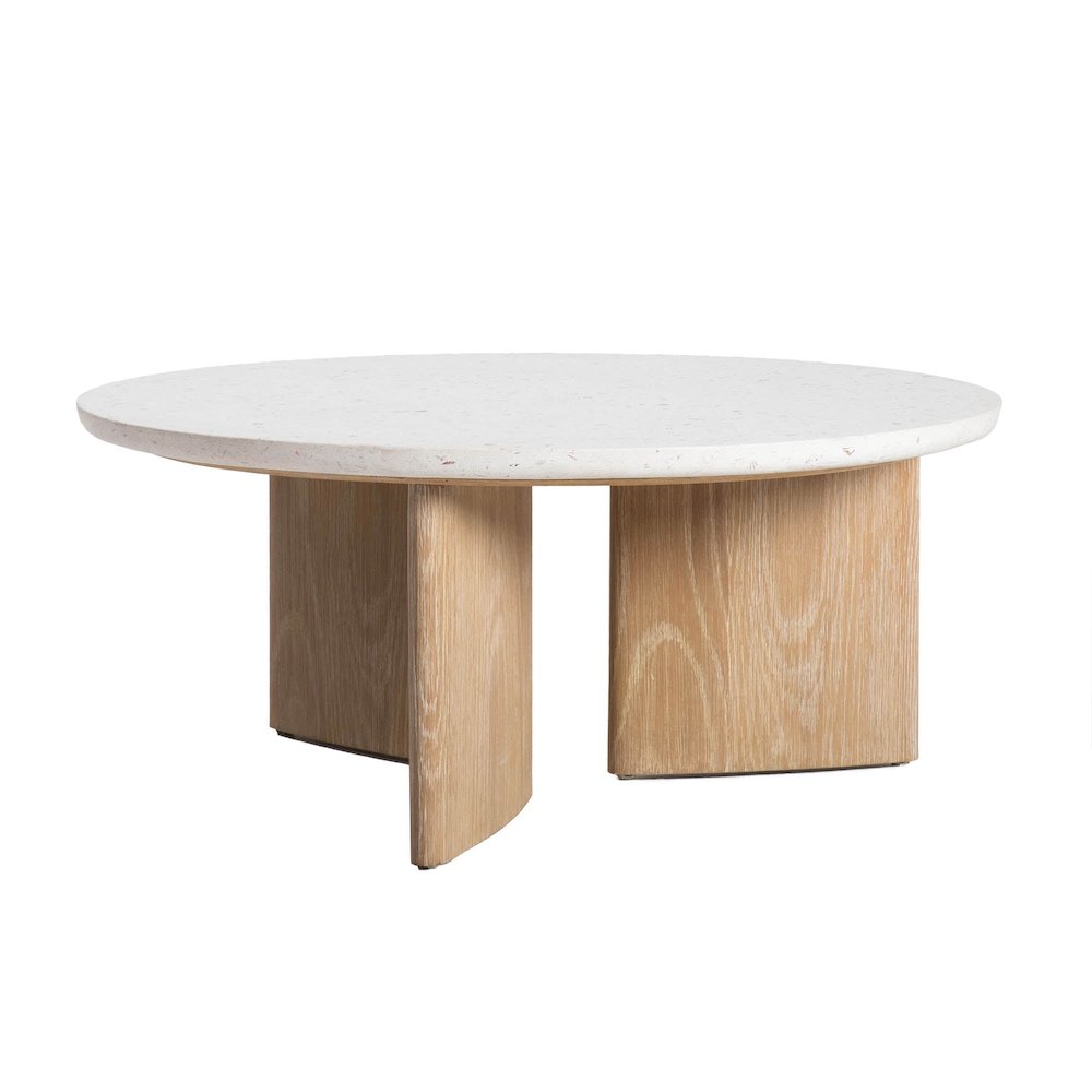 Infinity Coffee Table - Seashell Finish. Picture 1