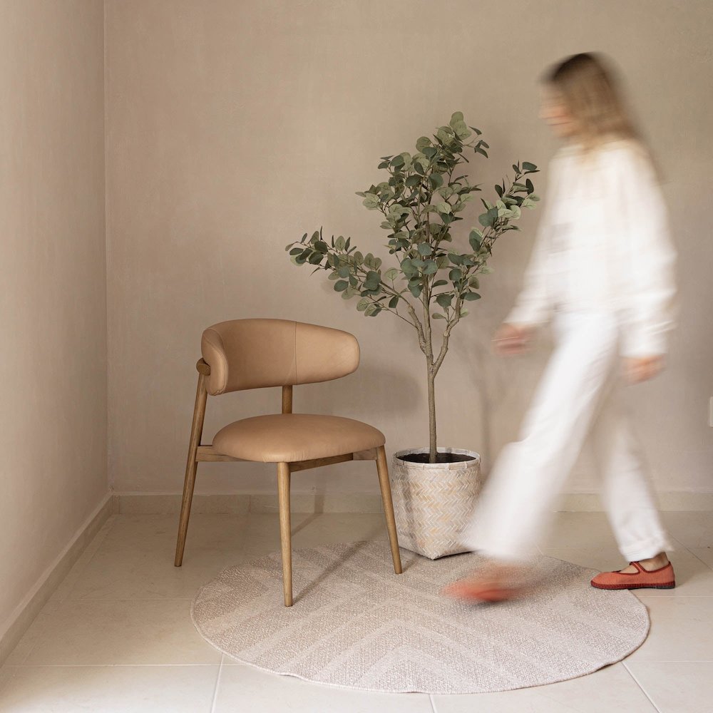 Milo Dining Chair - Nude. Picture 8