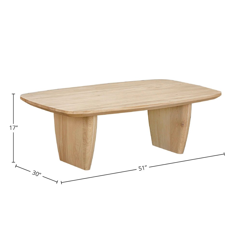 Tonic Coffee Table - Biscotti Oak. Picture 3