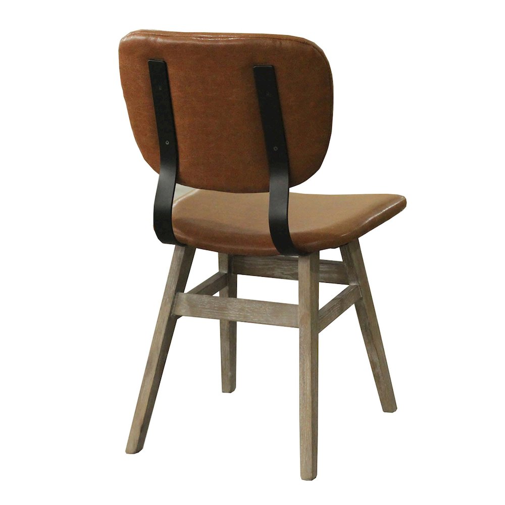 Fraser Dining Chair - Tan Brown. Picture 8