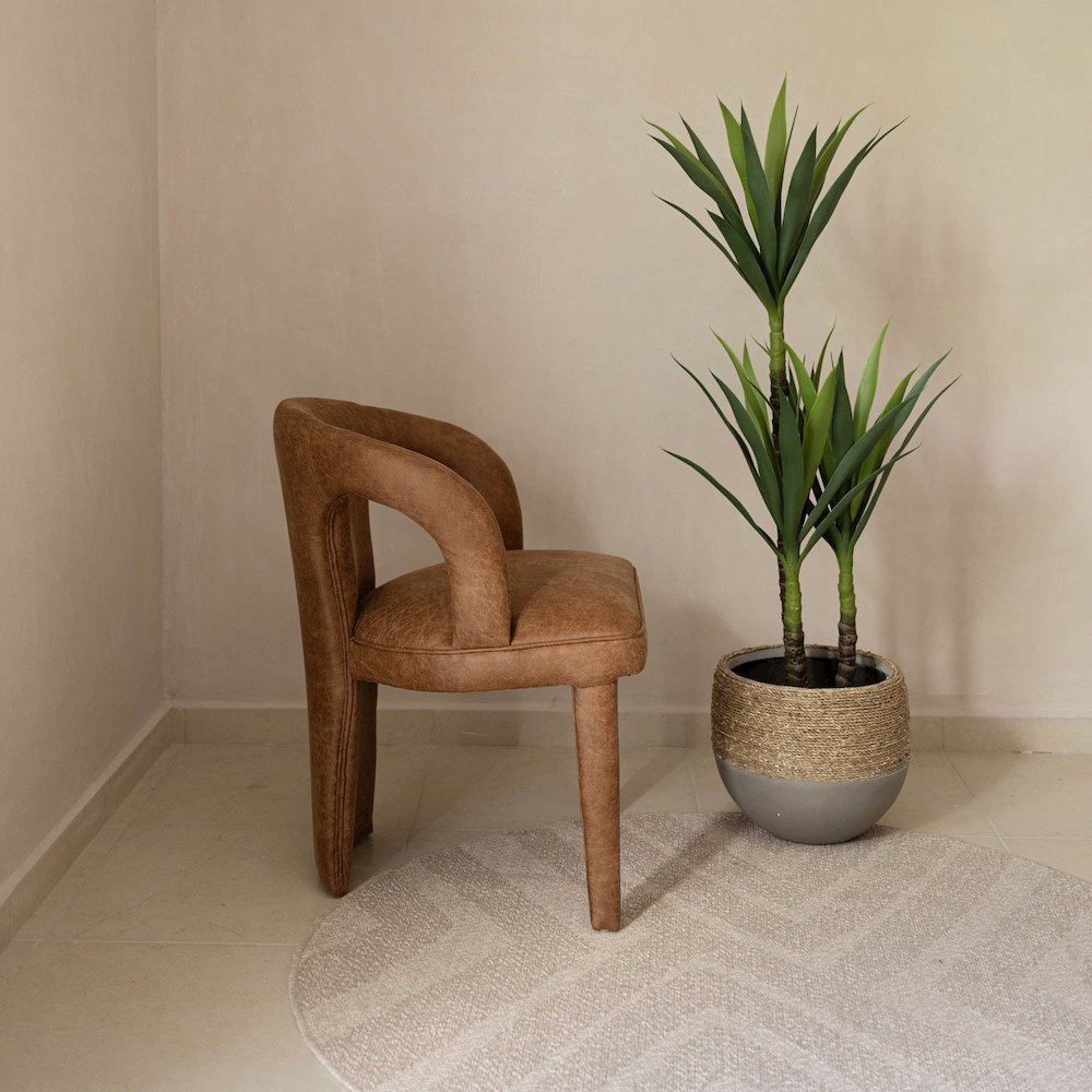 Naomi Dining Chair - Cognac. Picture 11