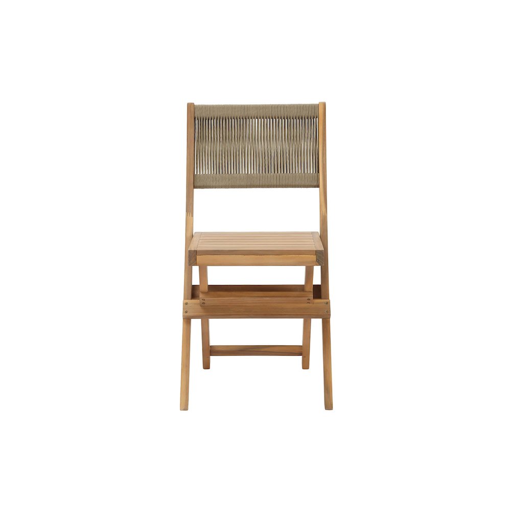 Balcony Outdoor - Foldable Bistro Set (1 Table & 2 Chairs). Picture 8
