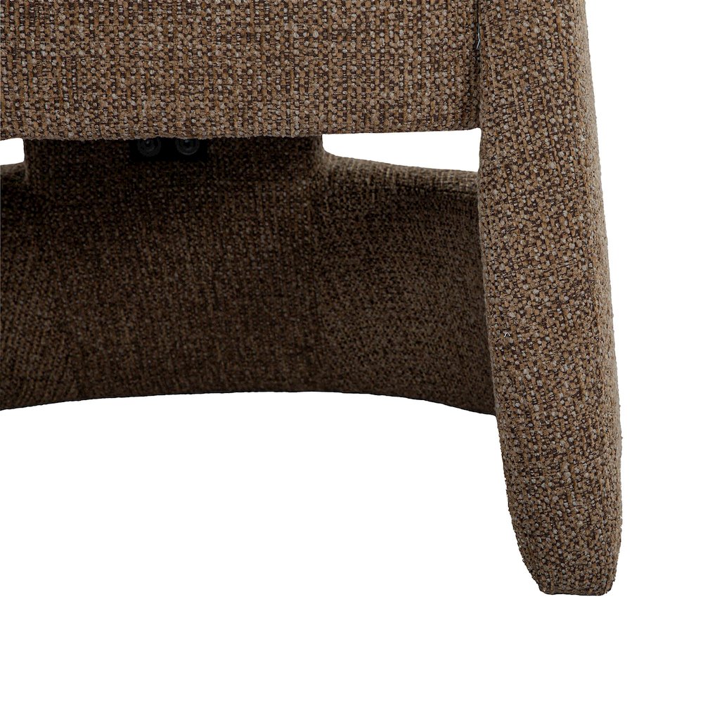Virgo Club Chair - Chocolate. Picture 6