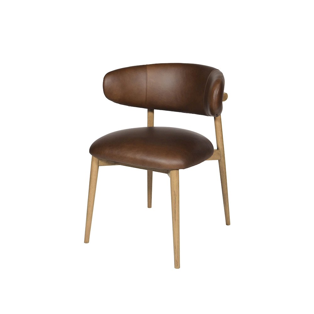 Milo Dining Chair - Mocha. Picture 1