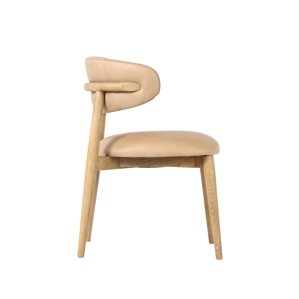Milo Dining Chair - Nude. Picture 6