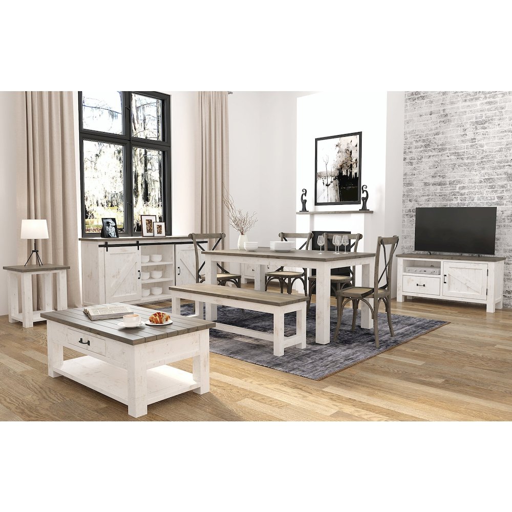 Provence Large Extension Dining Table (71"/86"). Picture 8