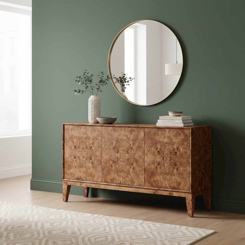 Mappa 3 Door Sideboard - Dark Burl. Picture 2