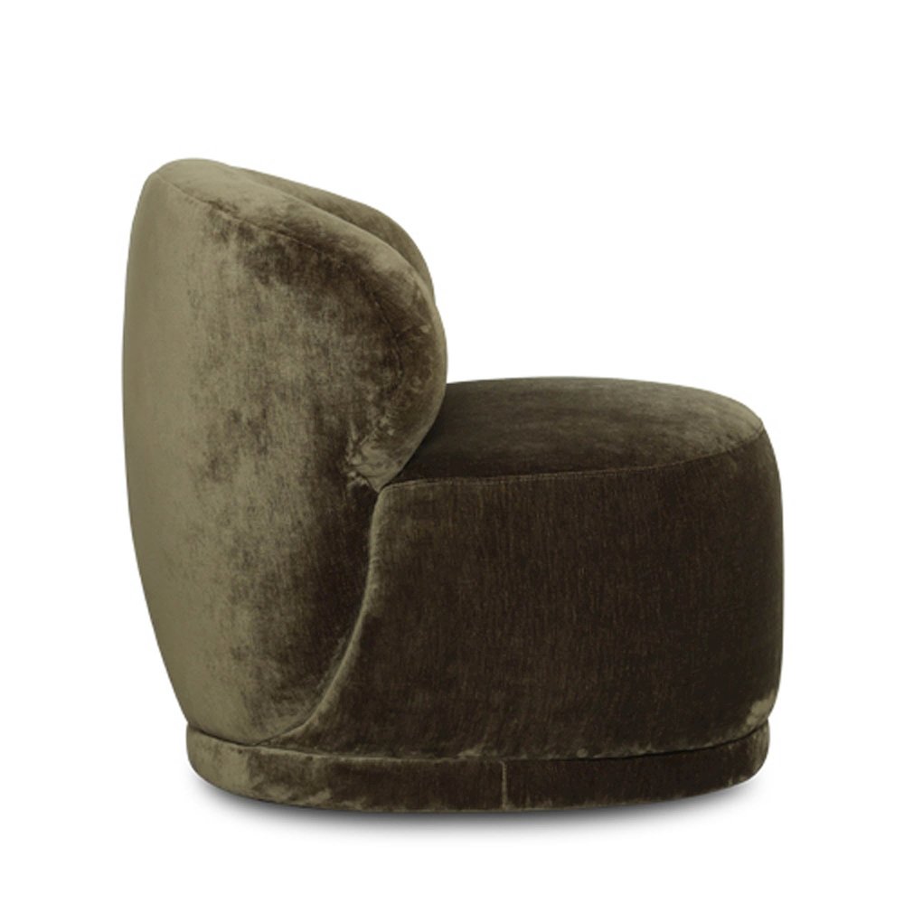 Rollo Club Chair - Distressed Khaki Green. Picture 4