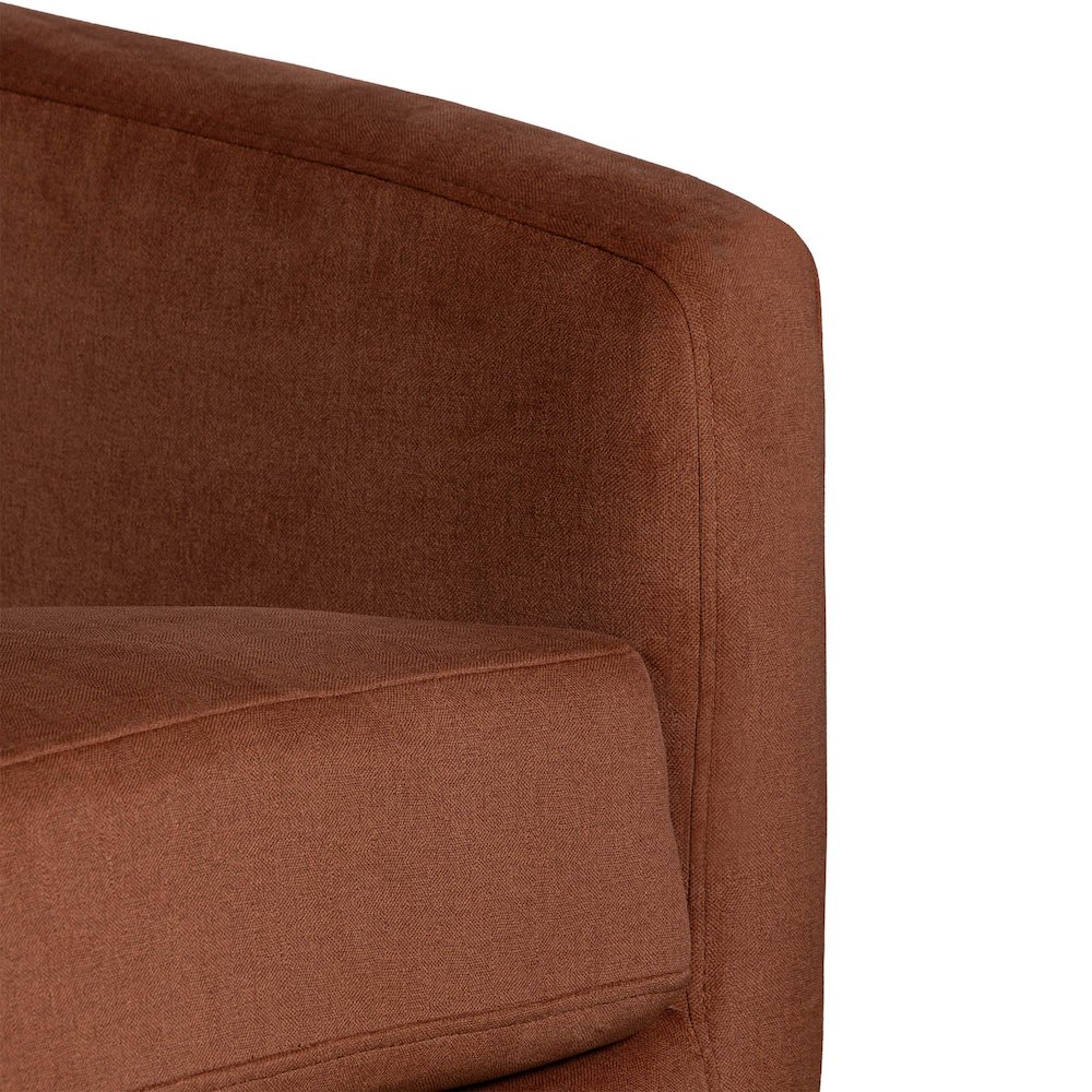 Baltimo Club Chair - Ginger Rust (VT). Picture 7
