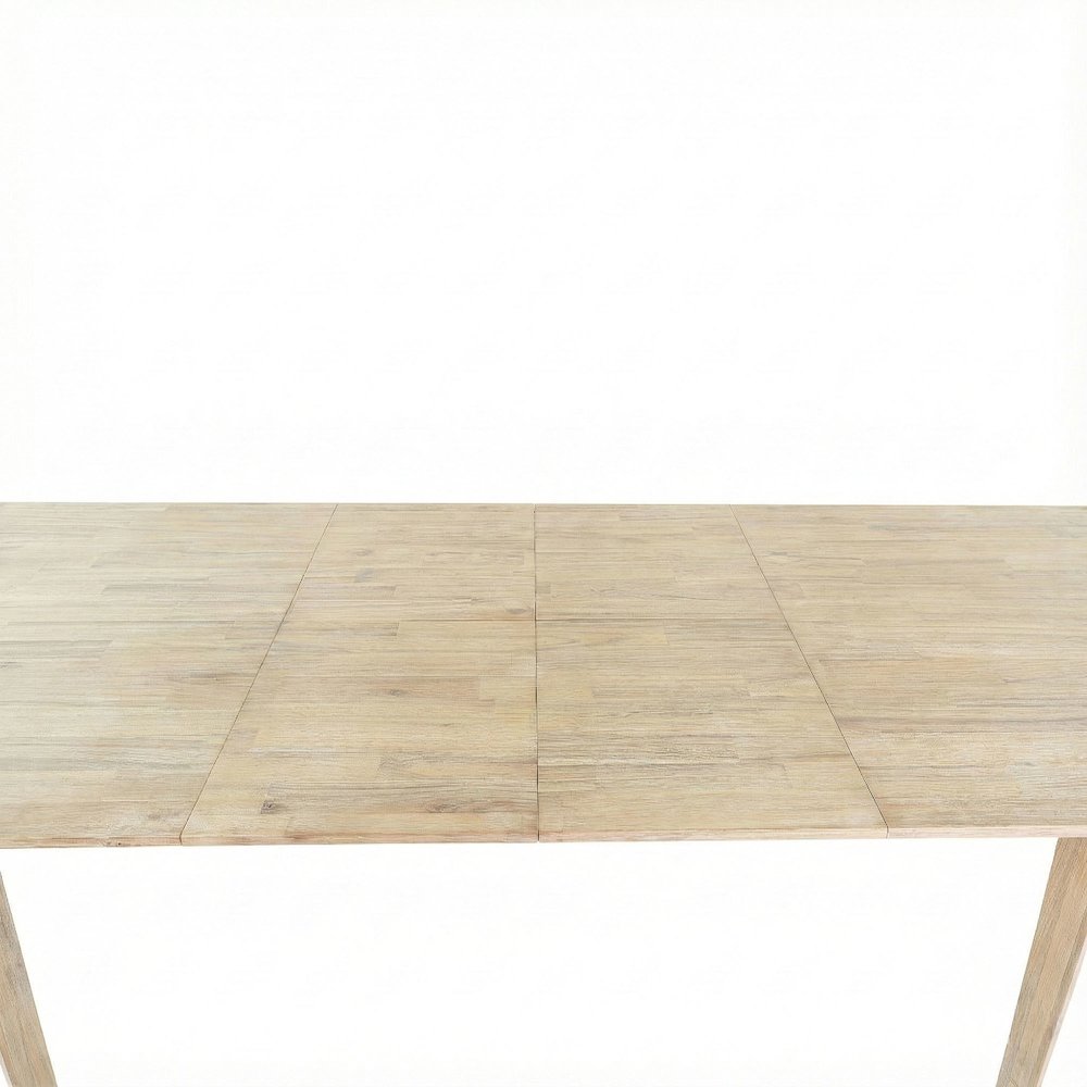 Gia Extension Dining Table 71/102" - Light Driftwood. Picture 18
