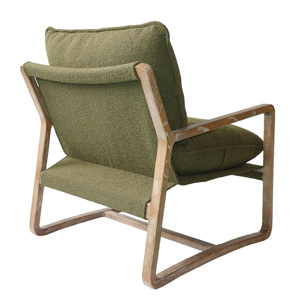 Huntington Club Chair - Moss Boucle. Picture 10