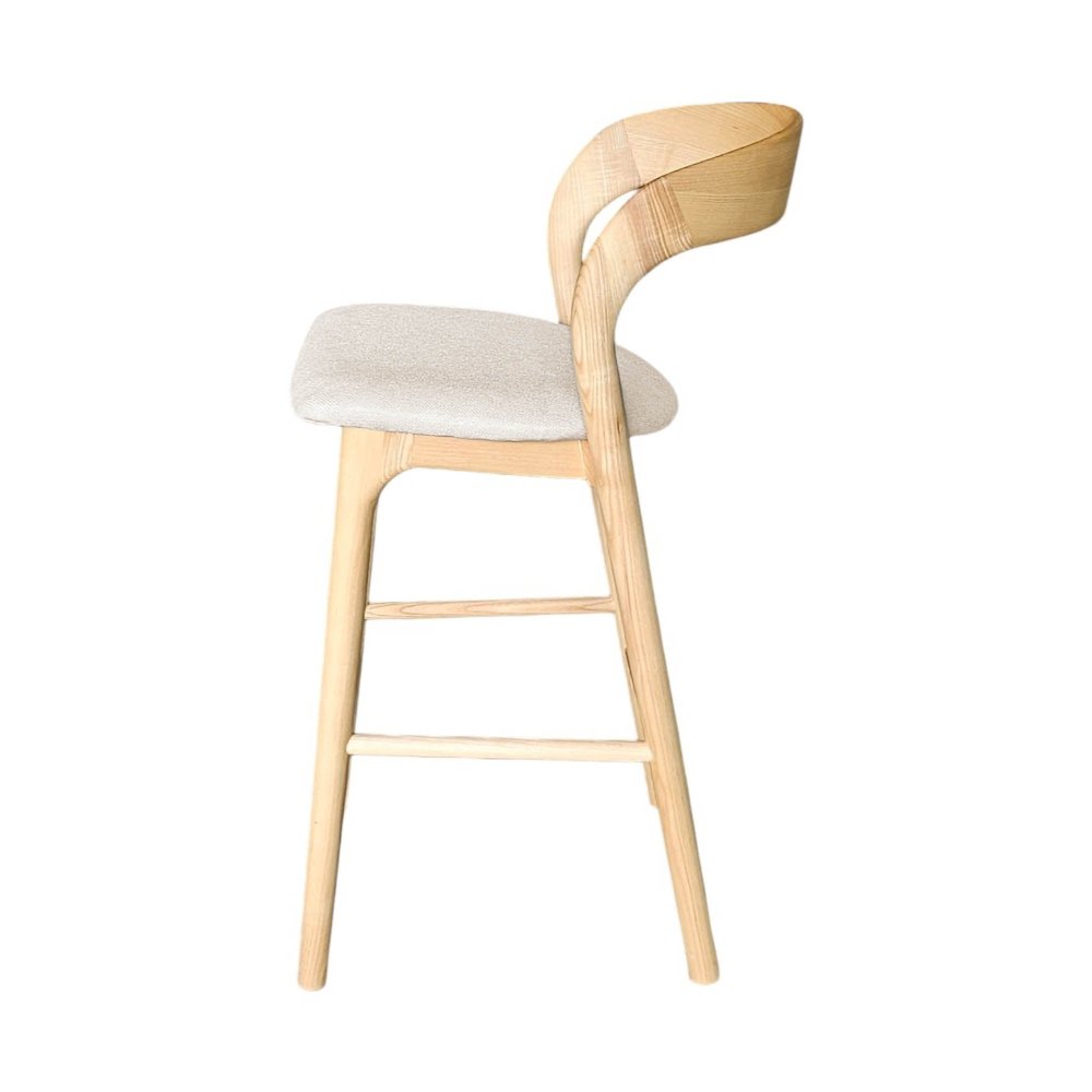 Rotondo Counter Stool - Natural Frame. Picture 10