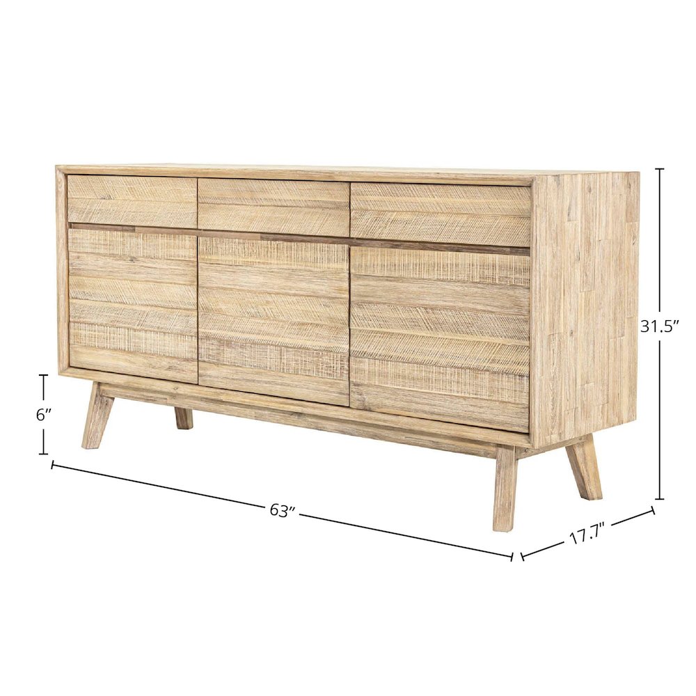 Gia Sideboard - Light Driftwood. Picture 3
