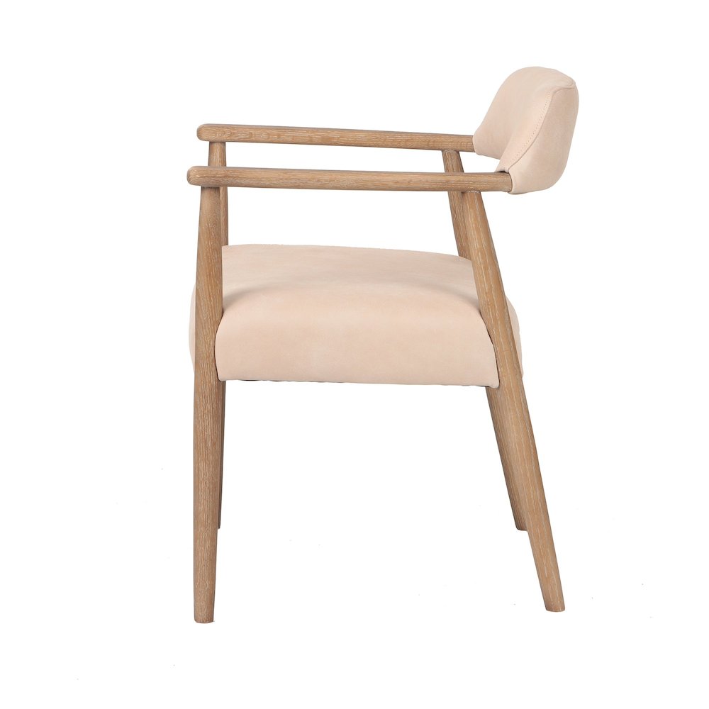 Artemis Dining Chair - Oyster Beige. Picture 3