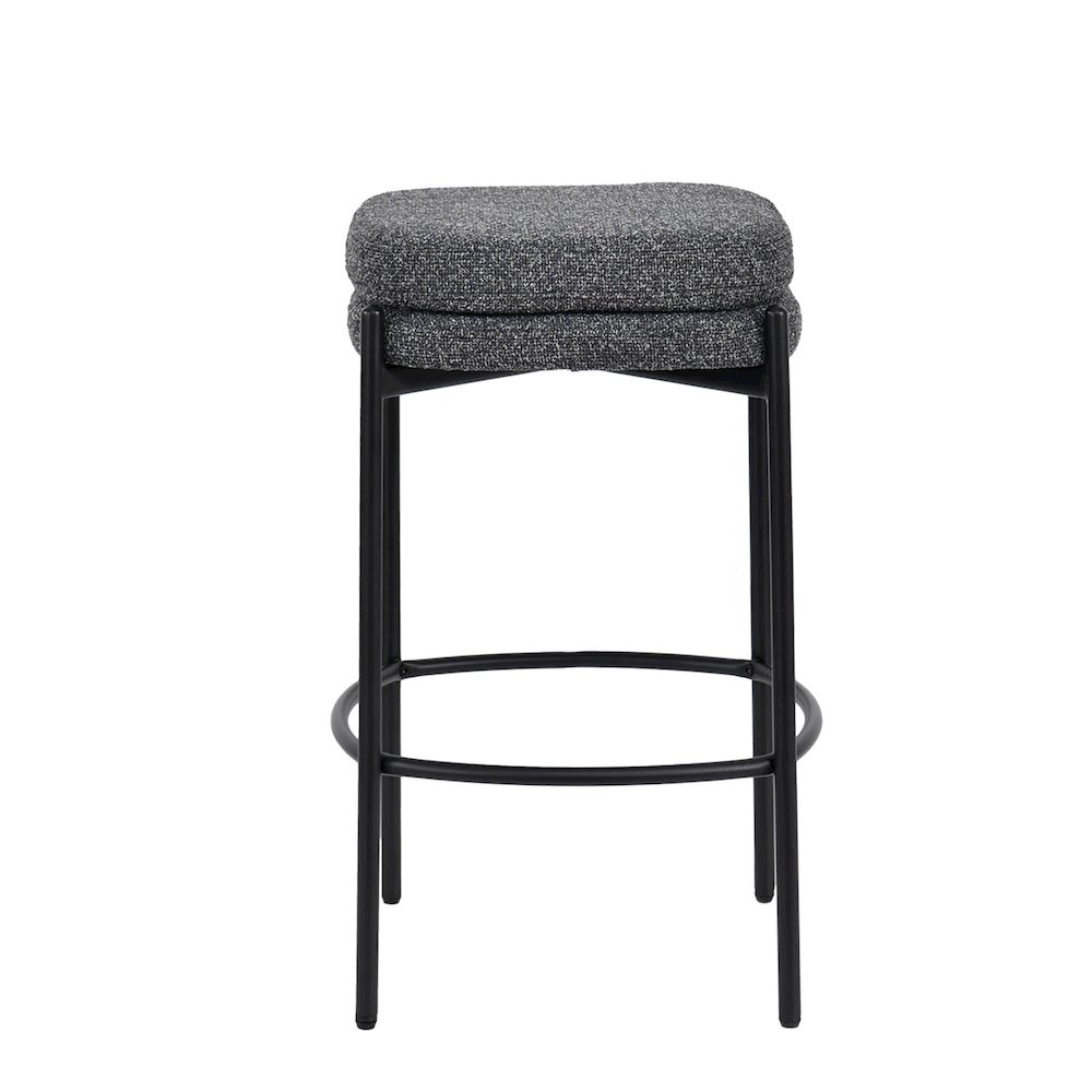 Nina Counter Stool - Chunky Grey. Picture 4