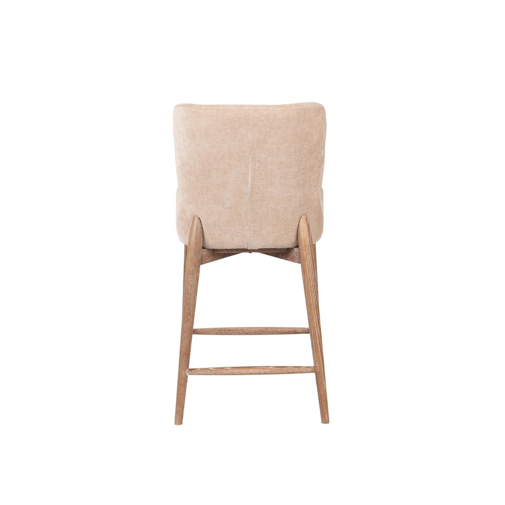 Uffizi Counter Stool - Champagne Chenille. Picture 5