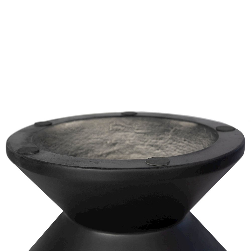 Concrete Inverted Side Table - Black. Picture 8