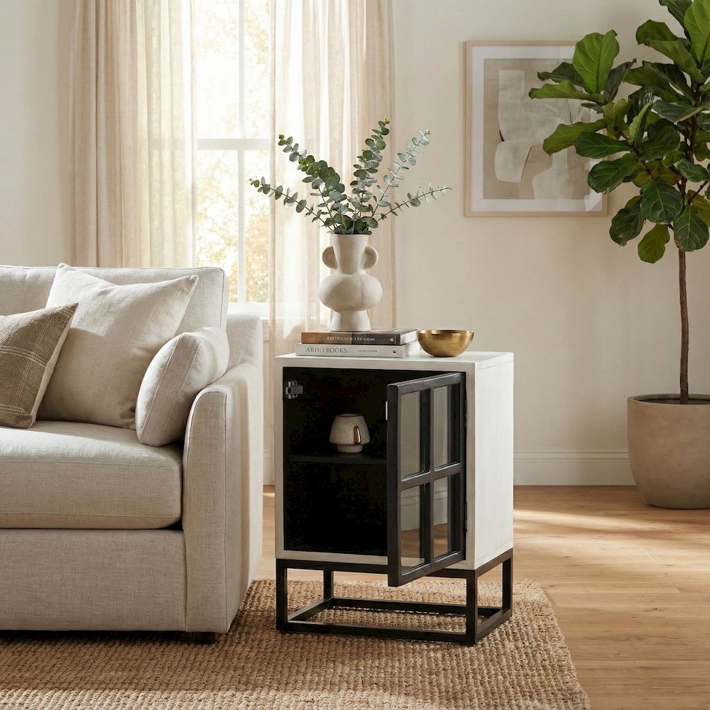 Caged Side Table. Picture 4
