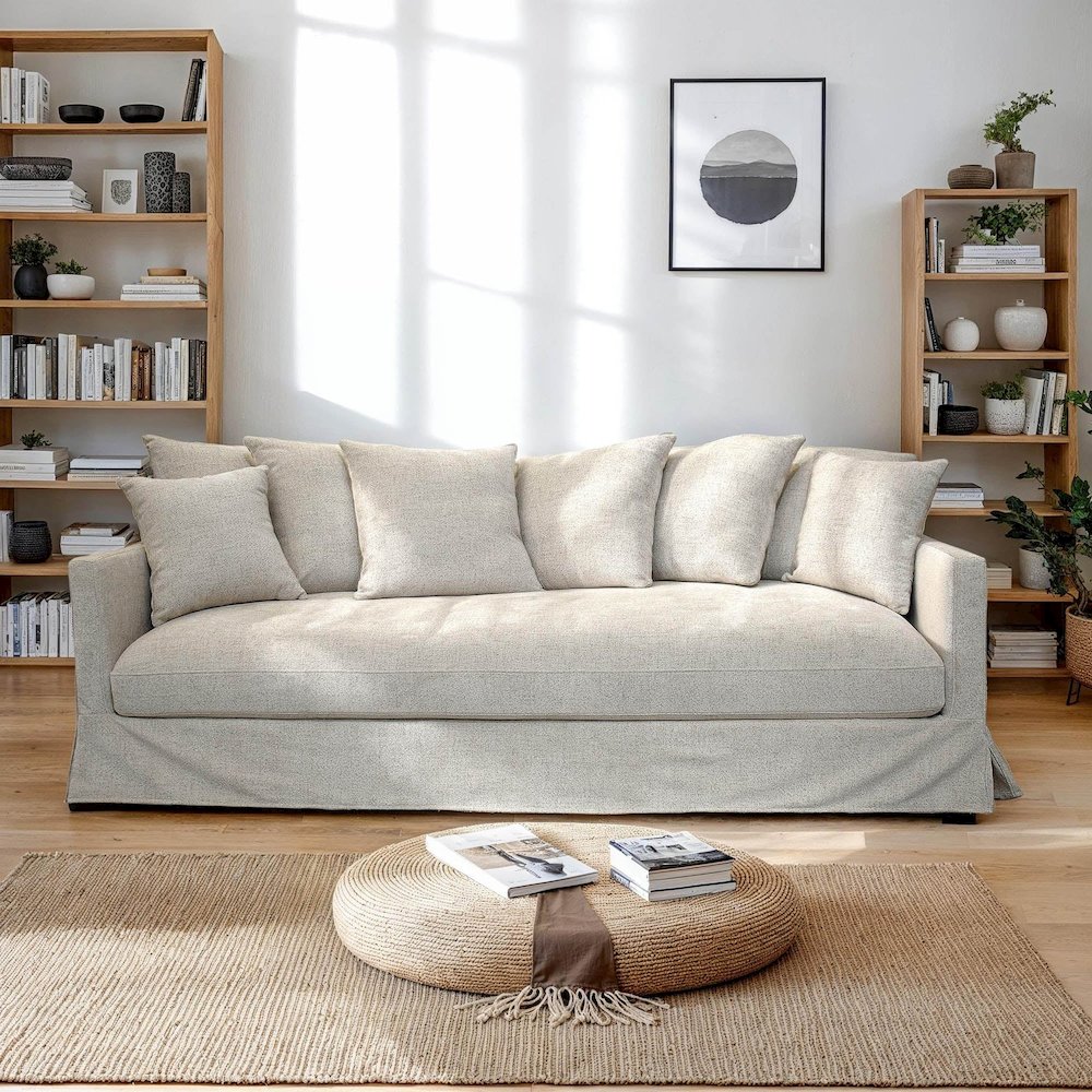 Boardwalk Sofa - Pebble. Picture 2